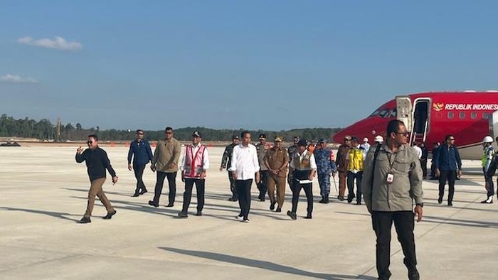 Sejarah Baru: Jokowi Resmi Mendarat di Bandara Nusantara IKN